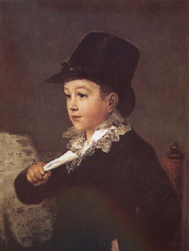 Francisco Goya Portrait of Mariano Goya Spain oil painting art